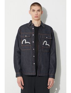 Evisu camicia di jeans Cloud Element Seagull uomo 2EAHTM3SL7031XXCT