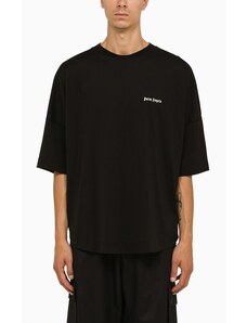 Palm Angels T-shirt oversize nera in cotone