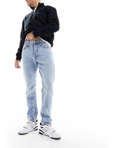 Jack & Jones Essentials - Chris - Jeans comodi lavaggio blu chiaro con abrasioni
