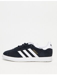 adidas Originals - Gazelle - Sneakers nere con dettaglio bianco-Nero