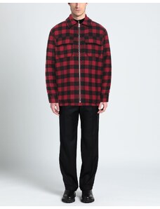 Bershka Giacca in pile rossa a Uomo