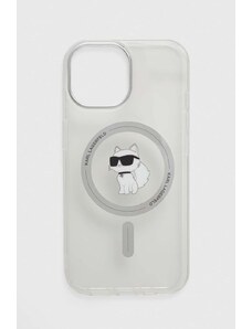 Karl Lagerfeld custodia per telefono iPhone 15 6.1