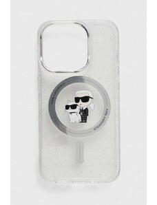 Karl Lagerfeld custodia per telefono iPhone 15 Pro 6.1