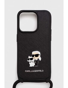 Karl Lagerfeld custodia per telefono iPhone 15 Pro 6.1
