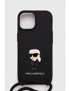 Karl Lagerfeld custodia per telefono iPhone 15 6.1