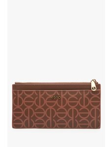 Women's Wallet made of Genuine Leather in Brown Estro ER00113653