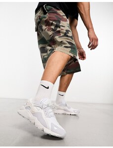Nike - Air Huarache - Sneakers da corsa bianche e grigie-Bianco