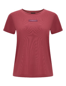 Freddy T-shirt in tessuto tecnico con piccolo logo in tono colore