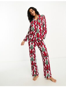 Chelsea Peers - His & Hers - Set pigiama natalizio con stampa multicolore
