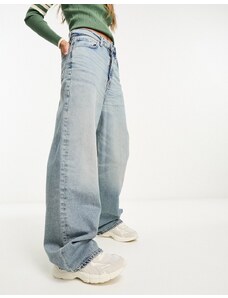 Mango - Capsule - Jeans a fondo ampio lavaggio blu chiaro