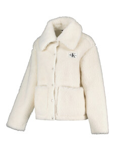 CALVIN KLEIN JEANS GIACCA IN SHERPA DONNA