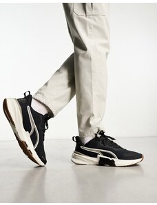 Puma - PWR Frame - Sneakers nere e color cuoio-Nero