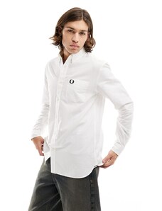 Fred Perry - Camicia Oxford bianca-Bianco