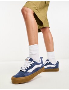 Vans - Knu Skool - Sneakers blu medio con suola in gomma