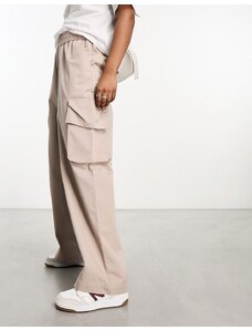 ASOS DESIGN - Pantaloni color sabbia con tasche-Neutro