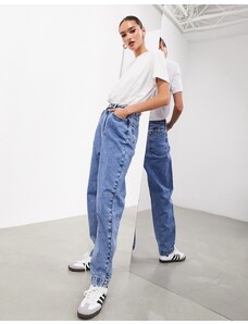 ASOS EDITION - Jeans classici affusolati blu lavaggio medio