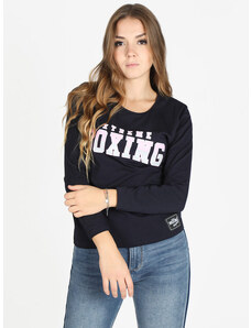 Xtreme Boxing T-shirt Manica Lunga Donna In Cotone Blu Taglia Xl