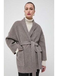 Beatrice B cappotto in lana colore grigio