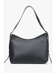 Women's Black Shoulder Bag made of Genuine Leather Estro ER00113700