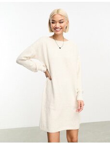 Vero Moda - Vestito corto in maglia crema-Bianco