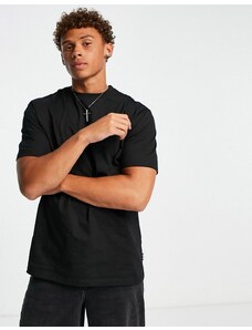 Only & Sons - T-shirt comoda nera-Nero