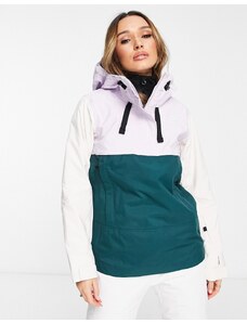 The North Face - Ski Tanager - Giacca da sci lilla e verde-Viola