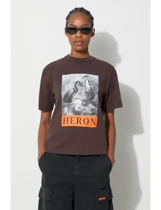 Heron Preston t-shirt in cotone Heron Bw Ss Tee donna HWAA032F23JER0026010
