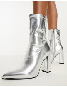SIMMI Shoes Simmi London - Gary - Stivaletti alla caviglia argento metallizzato