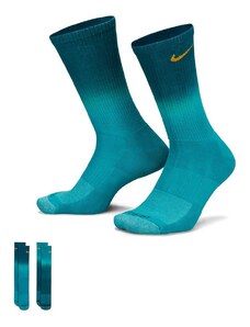 Nike - Everyday Plus - Confezione da 2 paia di calzini ammortizzanti blu-Multicolore