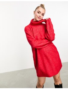 Nobody's Child - Vestito corto in maglia oversize rosso