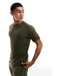 PUMA - Evolve - T-shirt da corsa kaki-Verde