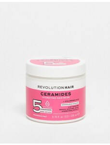 Revolution Haircare - Maschera idratante per i capelli con 5 ceramidi e acido ialuronico da 200 ml-Nessun colore