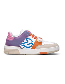 GAeLLE Sneaker donna bianca/viola/arancio SNEAKERS