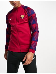 Nike Football - F.C. Barcelona Anthem - Giacca rossa-Rosso
