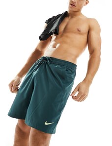 Nike Training - Dri-FIT Form - Pantaloncini verde scuro da 7"
