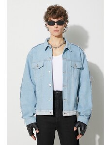 Heron Preston giacca di jeans Washed Insideout Reg Jkt uomo HMYE013F23DEN0014500