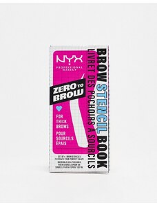 NYX Professional Makeup - Stencil Zero to Brow per sopracciglia-Nessun colore