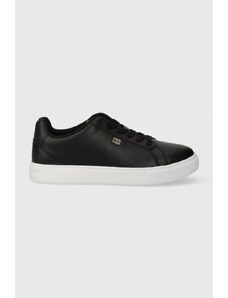 Tommy Hilfiger sneakers in pelle ESSENTIAL COURT SNEAKER colore nero FW0FW07686