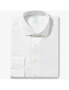 Brooks Brothers Camicia bianca Slim Fit non-iron in cotone elasticizzato con collo semi francese - male Camicie eleganti Bianco 17H