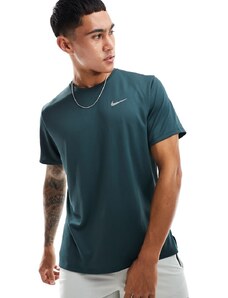 Nike Running - Miler Dri-FIT - T-shirt kaki-Verde