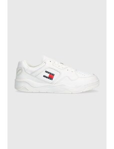 Tommy Jeans sneakers TJM LEATHER OUTSOLE COLOR colore bianco EM0EM01350
