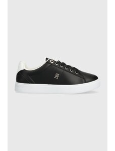 Tommy Hilfiger sneakers in pelle ESSENTIAL ELEVATED COURT SNEAKER colore nero FW0FW07685