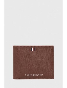 Tommy Hilfiger portafoglio in pelle uomo colore marrone