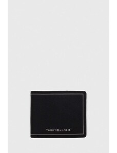 Tommy Hilfiger portafoglio in pelle uomo colore nero