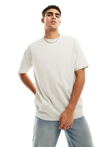 New Look - T-shirt oversize color pietra-Neutro