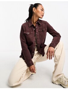 Waven - Karra - Camicia di jeans stile western astrodust-Marrone