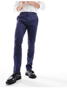 Twisted Tailor - Makowski - Pantaloni da abito blu navy