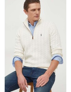 Polo Ralph Lauren maglione in lana uomo colore beige