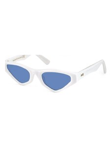 Occhiali Da Sole Xlab Mod. Maldive Cod. Colore Bianco / Azzurro Polarizzato Donna Cat Eye Bianco