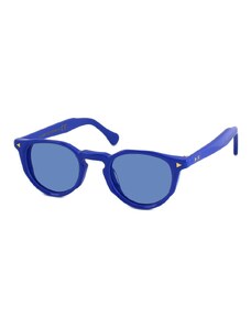 Occhiali Da Sole Xlab Mod. Sanblas Cod. Colore Blu / Azzurro Polarizzato Unisex Rotonda Blu